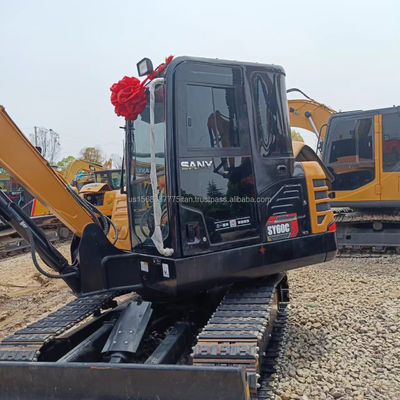 Used Sany SY60C Excavator with 6 Ton Operating Weight and Original Hydraulic System