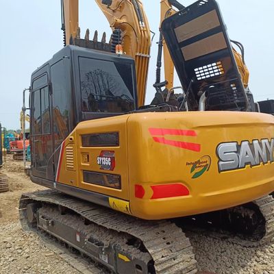 73 kw SANY SY135C Large Hydraulic Excavator 13000 KG Earth-Moving Digger Machine