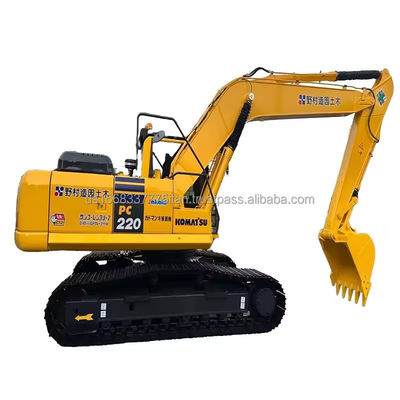 Great Performance Komatsu PC 220 Hydraulic Crawler Excavator with 1.2M³ Bucket Capacity