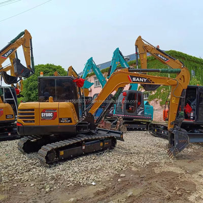 Sany SY60C Excavator 6TON Operating Weight Low Working Hours and Excellent Performance