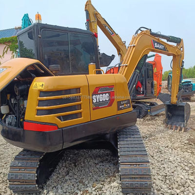 Sany SY60C Excavator Used with Excellent Performance and Original Hydraulic Valve