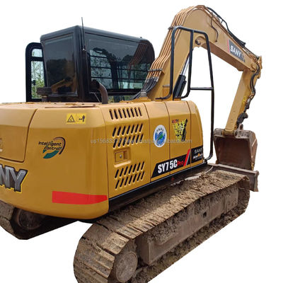 Used Sany Sy 75cpro Excavator with Original Hydraulic Valve and 0-2000 Working Hours