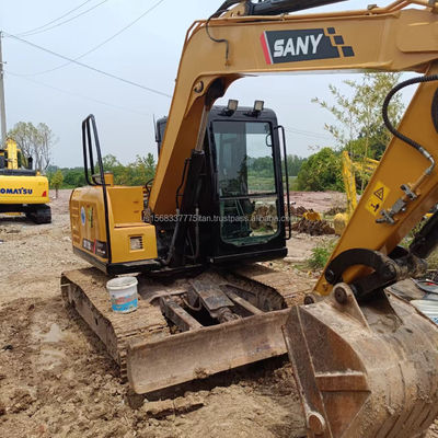 Used Sany Sy 75cpro Excavator with Original Hydraulic Valve and 0-2000 Working Hours