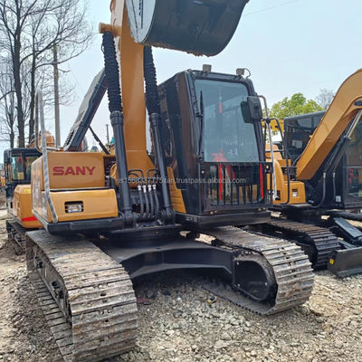 Used Sany SY135C Excavator with 0.6M³ Bucket Capacity and Original Hydraulic Valve