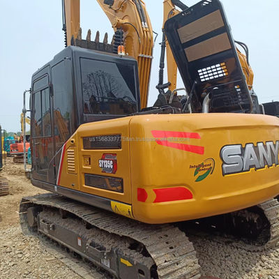 Used Sany SY135C Excavator with 0.6M³ Bucket Capacity and Original Hydraulic Valve