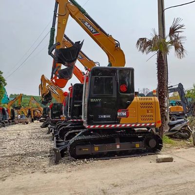 Sany SY75C Pro Used Excavator with Excellent Operating Weight and Original Hydraulic Pump