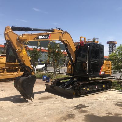 41.1 kw Engine SANY SY75C Pro Excavator Excellent Working Performance Guaranteed