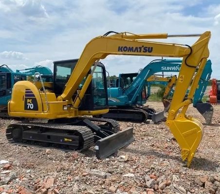 Komatsu PC70 Excavator with Original Hydraulic Cylinder Great and 0-2000 Working Hours
