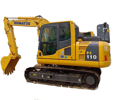 Original Komatsu PC110 Excavator with 0.6M³ Bucket Capacity and 11ton Operating Weight