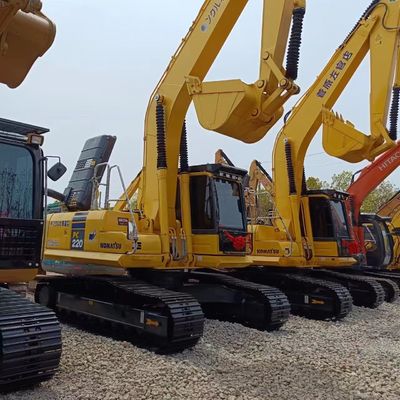 Used Komatsu PC220 Excavator with 0-2000 Working Hours and 22ton Operating Weight