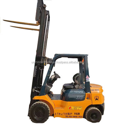 Diesel Engine Forklift TOYOTA 7F30 Used Forklift with 1000MM Fork Length at Reasonable