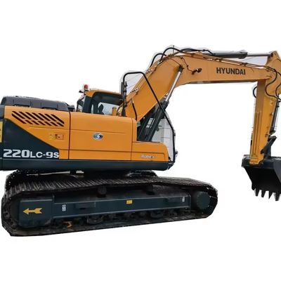 Used Hyundai 220 220LC-9S Excavator with 1.5M³ Bucket Capacity Original Hydraulic Pump