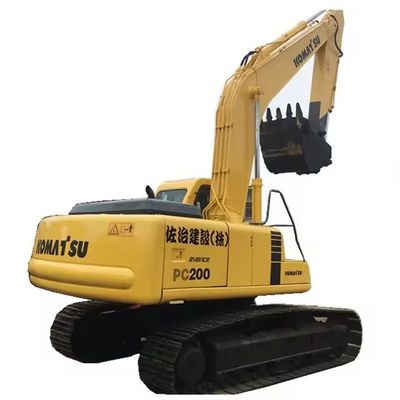 20 Ton Komatsu PC200 Excavator Mini Digger with Parts and Full Hydraulic Accessories