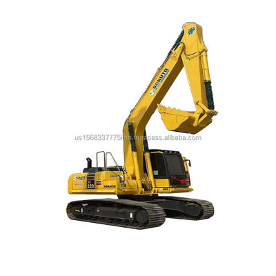 Japan Used Komatsu PC220 Excavator with Original Hydraulic Pump and 22 Ton Capacity