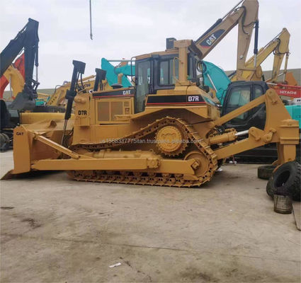 Used Cat D7R Bulldozer with Original Hydraulic Cylinder 23400 KG Construction Machine