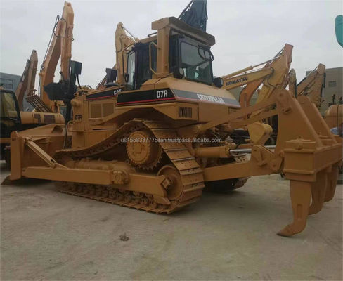 Imported Used Cat D7R Bulldozer Earth-Moving Equipment with 7.5 Dozing Capacity