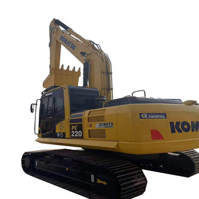 Used Komatsu PC220 Excavator 22T with Original Hydraulic Cylinder Low Working Hours 0-2000