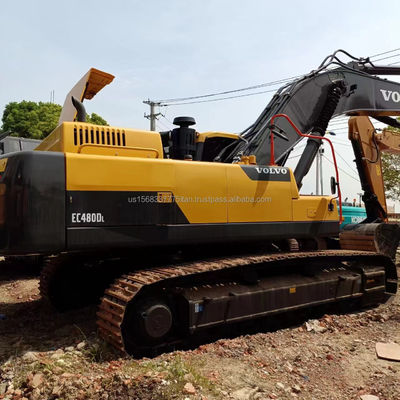 Original VOLVO EC480 Excavator Used Hydraulic Crawler Machine with 3.8M³ Bucket Capacity