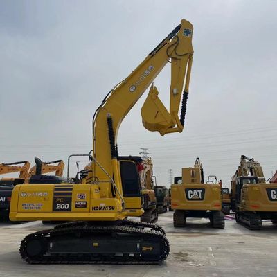 20 Ton Hydraulic Excavator Komatsu PC200 for Middle Crawler Earth Moving Construction