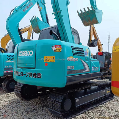 Kobelco SK75-8 Mini Used Hydraulic Crawler Excavator with 42kw Engine in Good Condition