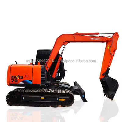 7 Ton Hitachi ZX70 Mini Excavator with and Hyperkinesis Assembled by Hitachi in Japan