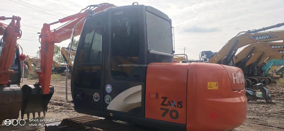 7 Ton Hitachi ZX70 Mini Excavator with and Hyperkinesis Assembled by Hitachi in Japan