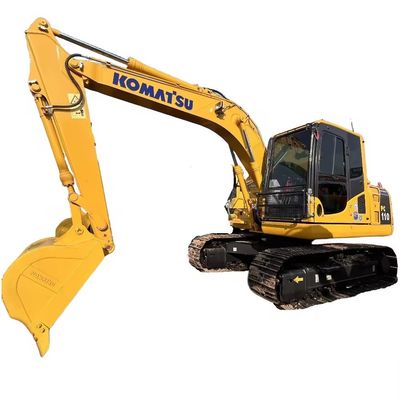 11TON Komatsu Excavator PC110-7 PC110-8 Used Machine with Original Hydraulic Pump