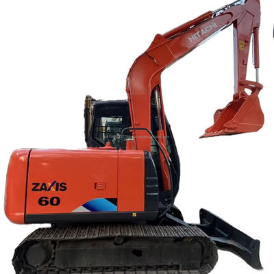 Mini Excavator Hitachi ZX60 6ton Hyperkinesis Used Excavator Made in Japan 6000 KG