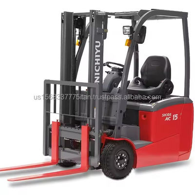 Used Nichiyu Electric Counterbalance Forklift with and Min. Lifting Height of 2.5m