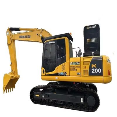 Used Japanese Komatsu Excavator PC200 119 kW Original Hydraulic Valve Good Condition