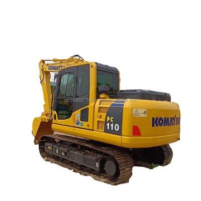 11000 KG Used Komatsu PC110-8 Hydraulic Crawler Excavator with Original Hydraulic Pump