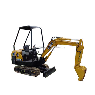 11.2kw Mini Crawler Excavator Komatsu PC18 Used Excavator with Original Hydraulic Valve