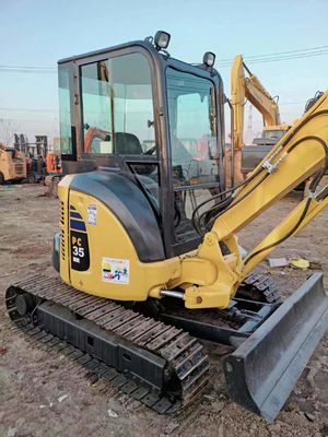 Second hand Komatsu PC35 Mini Excavator 0.2M³ Bucket capacity original Hydraulic Valve