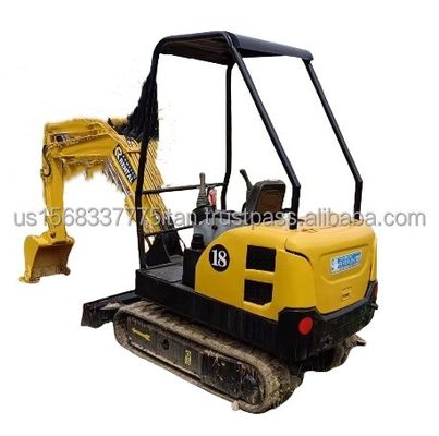 Komatsu PC18 Mini Used Crawler Excavator with Original Hydraulic Cylinder in Japan