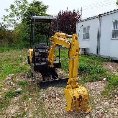Komatsu PC18 Mini Used Crawler Excavator with Original Hydraulic Cylinder in Japan