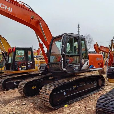 20Ton Mini Bagger Used Farm Excavator Hitachi Engine Free Shipping 0-2000 Working Hours