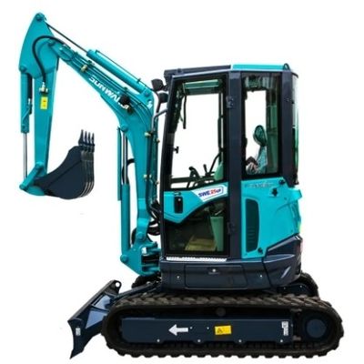 Used Caterpillar Engine and Hyundai Components on Sunward SWE60E 6 Ton Mini Excavator