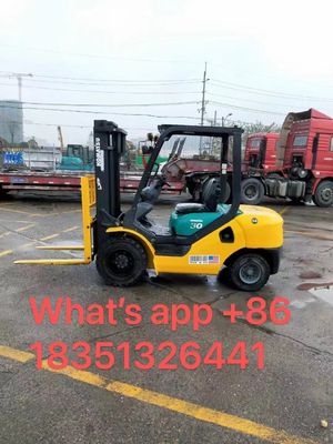 Good Condition 3000 kg Weight Electric Forklift Komatsu 3 Ton from AC Motor Powered